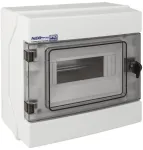 ELEKTRO-PLAST OPAT&Oacute;WEK Modulinis hermetinis skirstomasis dangtelis 1x8 pavir&scaron;inis montavimas (N+PE) IP65 RH-8
