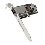 SilverStone SA011 - SAS-Blende intern zu extern - SAS 24Gbit/s - Mini SAS (SFF-8087) (W) zu 4 x 26-polige Mini SAS (W)