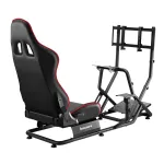 Huzaro Speed 6.0 lenktynių kokpitas, juodas/raudonas