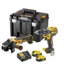 DeWALT 18V belaidžių įrankių rinkinys &ndash; gręžimo ir &scaron;lifavimo komplektas