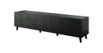TV spintelė Cama Meble ETNA 200 x 42 x 52 cm, juoda matinė, medžio drožlių plok&scaron;tės vir&scaron;us