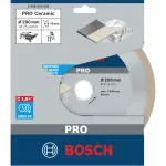BOSCH POWERTOOLS PRO Keraminis deimantinis pjovimo diskas, &Oslash; 200 mm (anga 25,4 mm)
