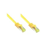 GoodConnections Cat.7 RJ45 Patch Kabelis - 25m, Yellow, S/FTP PiMF, Halogen-Free, 600MHz (8070R-250Y)