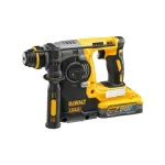 DEWALT DCH273H2T-QW 18V XR be&scaron;epetinis SDS-Plus rotacinis plaktukas su 2x 5.0Ah akumuliatoriais, įkrovikliu ir TSTAK dėže