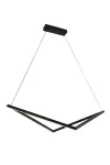 Luminaire Pendant 32W LED juodas 1920lm