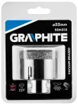 Graphite 55H313 19 dalių HSS-R grąžtų rinkinys su dėklu, 1&ndash;10 mm, DIN 338, juodasis oksidas