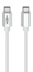 ANSMANN USB-C į USB-C duomenų ir įkrovimo laidas 1,2 m baltas 60W
