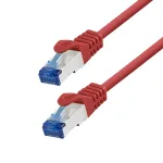 LogiLink Cat.6A S/FTP LSZH jungiamasis kabelis, CCA, raudonas, 7,5 m, EconLine
