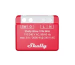 Shelly Wave 1PM Mini LR Z-Wave relė, energijos matavimas