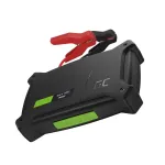 Power bank Green Cell CJSGC01 &mdash; 16000 mAh LiPo, USB-C PD 60W, QC 3.0, 80W bendra galia, IP64, įmontuotas ekranas ir žibintuvėlis, USB-C + 2x USB-A, 12V i&scaron;ėjimas