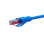 DSIT CAT6 tinklo laidas U/UTP 2 m mėlynas, 100% varis (DC-64-020)