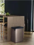 KETER Verto Recycle 54L stačiakampė metalizuoto efekto &scaron;iuk&scaron;liadėžė, perlinė pilka