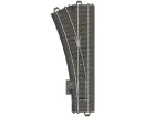 M&auml;rklin H0 C-Track kairysis ie&scaron;mas 188,3 mm su integruotu pylimu, 24,3&deg; 24611