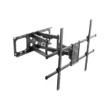 E+P WHS145 pilno judėjimo TV sieninis laikiklis 50&ndash;90 colių ekranams, sukimas ir pakreipimas, VESA iki 600x400, 60 kg, juodas
