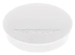 magnetoplan Discofix apvalus magnetas Standard, baltas, pilno kerno feritas, laikymo jėga 0,7 kg (1664200)