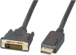 EFB Elektronik DisplayPort į DVI-D kabelis, 2 m, juodas, liejimas, fiksavimo varžtais K5564SW.2