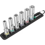 Veržliarakčių lizdų rinkinys Wera 05004565001 1/2 inch ilgi lizdai su tekstiliniu diržu
