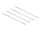 Delock Priežiūros dirželiai permatomi L 200 x W 3.6 mm 100 vienetų (18606)