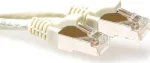 ACT Ivory 3m S/FTP CAT6A be užkabinimo komutacinis kabelis (FB6003)