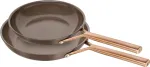 ZWILLING Milano keptuvių rinkinys, 2 vnt., rudos spalvos, 20 cm ir 28 cm