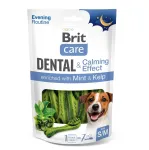 BRIT Dental Toothbrush S/M Calming Effect 140g &ndash; dantų &scaron;epetėlio formos kramtalai &scaron;unims