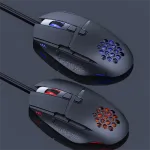 Lumi Legend WM03G-16 Laidinė pelė, USB Type-A, Optinė, 7200 DPI, Juoda
