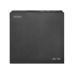 SAVIO AK-59 I&scaron;orinis plonas CD/DVD įra&scaron;ymo įrenginys R/RW - USB-C/USB-A, juodas