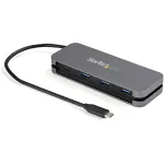 StarTech.com 4 prievadų USB-C &scaron;akotuvas - 3x USB-A / 1x USB-C - 5 Gbps USB 3.0 Type-C &scaron;akotuvas (3.2/3.1 Gen 1) - maitinamas i&scaron; magistralės - ne&scaron;iojamas USB-C į USB-A adapterio &scaron;akotuvas - 28,5 cm laidas su laido tvarkykle