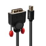 Lindy 3 m Mini DisplayPort į DVI laidas, juodas