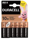 Baterijų rinkinys Duracell Basic AA / LR6 &mdash; 6 vnt. (&scaron;arminės)