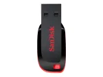 SanDisk Cruzer Blade 16 GB USB 2.0 atmintinė (3 vnt.), mėlyna/žalia/rožinė