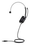 Yealink UH35 Mono Teams USB-A ausinės, laidinės, 20&ndash;20000 Hz, biurui/skambučių centrui, 96,5 g, juodos
