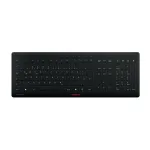 Cherry Stream Protect belaidė klaviatūra (QWERTZ, voki&scaron;ka), juodos spalvos