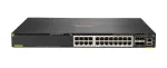 HPE Aruba 6300M - valdomas L3 komutatorius - 24 x 1/2,5/5/10GBase-T + 4 x 1/10/25/50 Gb SFP56 (auk&scaron;tyn/stacking) - priekyje