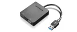 Lenovo Universal USB 3.0 į VGA/HDMI USB grafikos adapteris Juodas