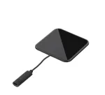 Belaidis įkrovimo padėklas Tellur WCP03 10W Qi sertifikuotas, grūdintas stiklas, juodas