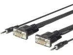 Vivolink PROVGAMCS4.6 vaizdo kabelio adapteris 4,6 m VGA (D-Sub) + 3,5 mm juodas