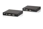 ATEN CE624 USB 2.0 DVI Dual View HDBaseT 2.0 KVM prailgintuvas su garsu ir RS232 (150 m)