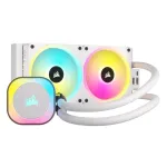 CORSAIR CPU au&scaron;intuvas - Icue Link H100I RGB AIO skystinis au&scaron;intuvas - Baltas