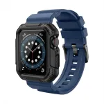 Apkaba GUAN Premium Pro, Apple Watch 40mm 41mm 38mm 42mm, mėlyna/juoda &ndash; pakaitinis dirželis