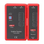 Tinklo kabelių testeris UNI-T UT681L RJ45 ir RJ11 jungtims, tęstinumo ir laidų tikrinimui