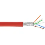 InLine Patch kabelis S/FTP PiMF Cat.6A be halogenų 500MHz raudonas 100m