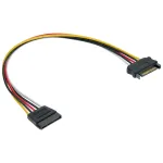 InLine SATA maitinimo ilginimo laidas ki&scaron;tukas/lizdas 0,50 m 29651B