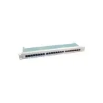 Patch Panel VALUE Kat.6 19 colių 24 prievadai Ekranuotas Pilkas