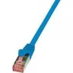 LogiLink PrimeLine - jungiamasis laidas - RJ-45 (ki&scaron;tukas) į RJ-45 (ki&scaron;tukas) - 0,5 m - SFTP, PiMF - CAT 6 - be halogenų, liejinis, su apsauga nuo užkabinimo - mėlynas