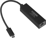 Tinklo plok&scaron;tė Vision TC-USBCETH/BL
