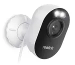 IP apsaugos kameros Reolink Lumus E450 &mdash; 8MP (3840&times;2160), Wi‑Fi, integruotas prožektorius, PoE galimybė, 2,8 mm objektyvas, microSD iki 512 GB, IP65