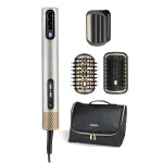Plaukų formavimo rinkinys BABYLISS AS6555E &mdash; Airflow technologija, 4 &scaron;ildymo lygiai, 2,5 m laidas, sidabrinis/auksinis