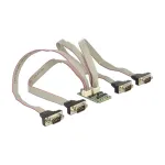 DeLOCK 95244 Mini PCIe serijinis adapteris - 4 x RS-232