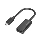 Hama 00200314 vaizdo kabelio adapteris USB Type-C DisplayPort juodas